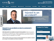 Tablet Screenshot of kanelawgroup.com